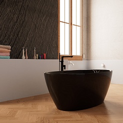 Frank Акриловая ванна 170x81 F6123 black – фотография-4